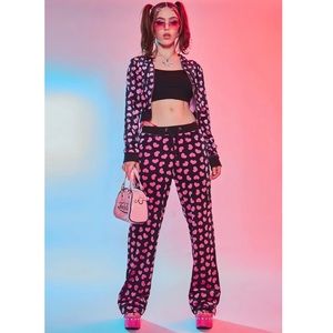 Sugar thrillz heart print maneater tracksuit